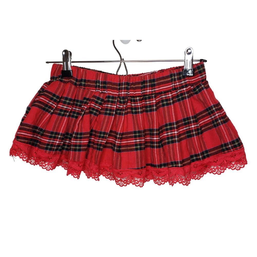 Retro Y2K ADOME Women's S Micro School Girl Skirt Lingerie Adult Cosplay(1773) - Picture 3 of 4
